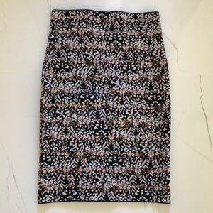 BCBG Patterned Mini Skirt